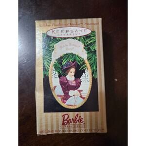 Hallmark 1997 Keepsake Ornament Holiday Homecoming Barbie Holiday Traditions